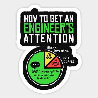 How to Get an Engineer’s Attention Sticker